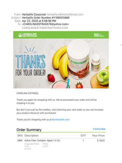 herbalife phone number to order.